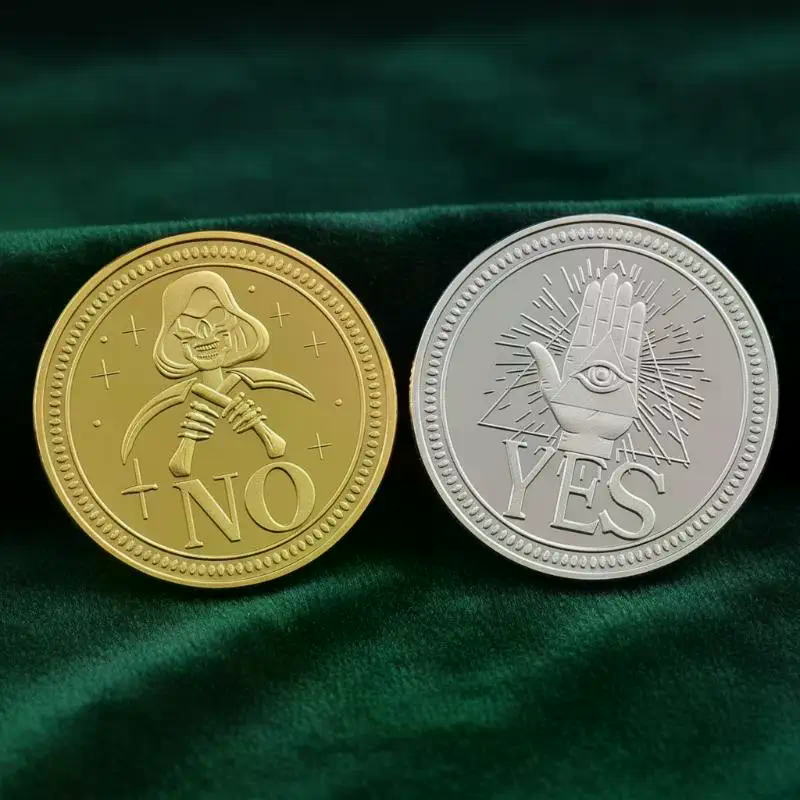 Vintage Game Collection - Vintage Yes/No Decision Coin: Dual Sided