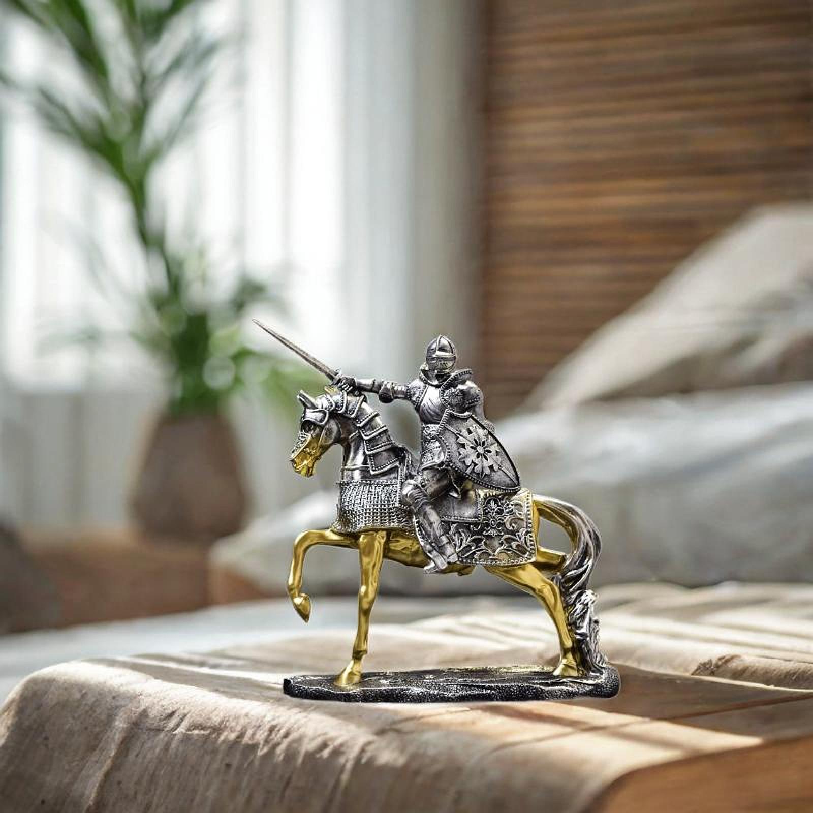 Knight Horse Statue Retro Vint - Vintage Collectible Ornaments incelemesi ve fiyatı