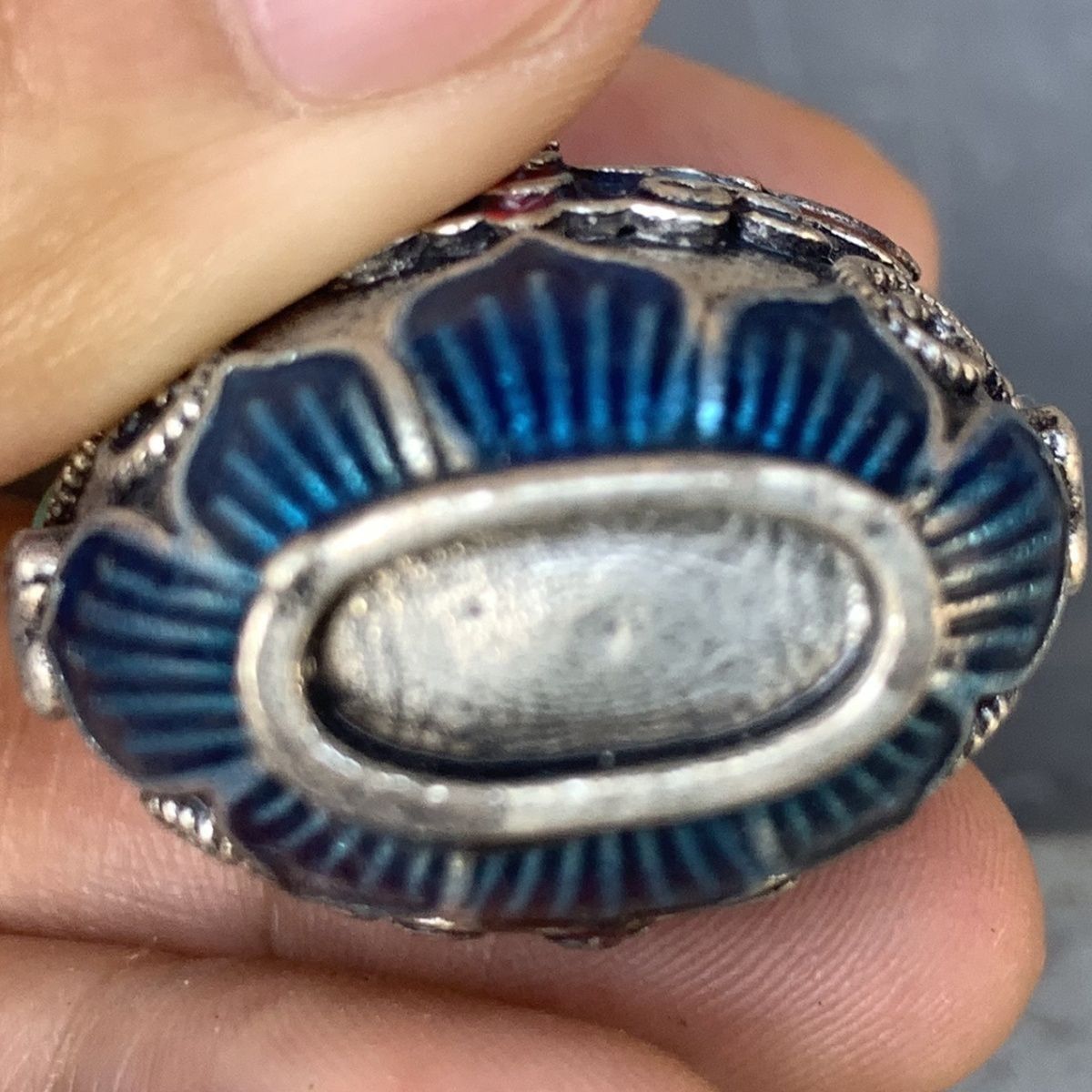 Vintage Cloisonne Bronze Snuff - Vintage Collectible Bottles incelemesi ve fiyatı