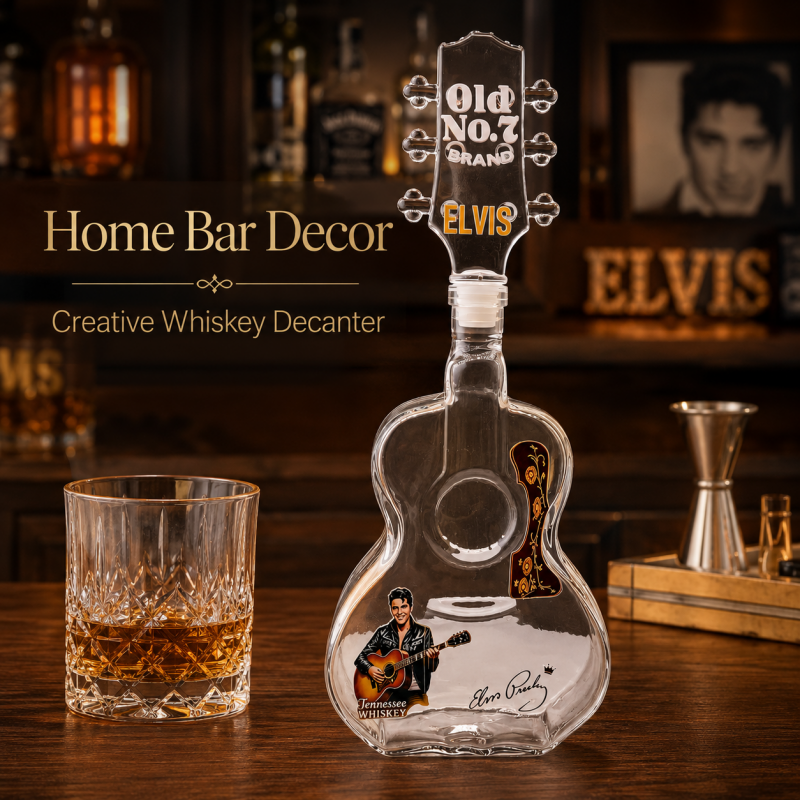 Elvis Presley Guitar Shaped Gl - Vintage Collectible Bottles incelemesi ve fiyatı