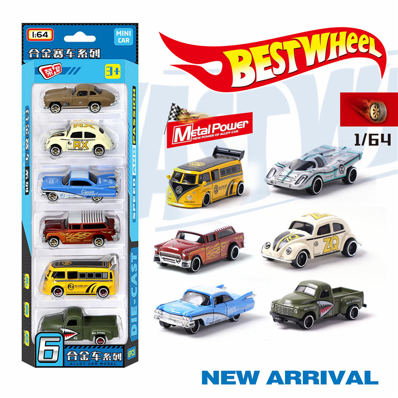 1:64 Alloy retro racing car 6- - Vintage And Collectible Toys incelemesi ve fiyatı