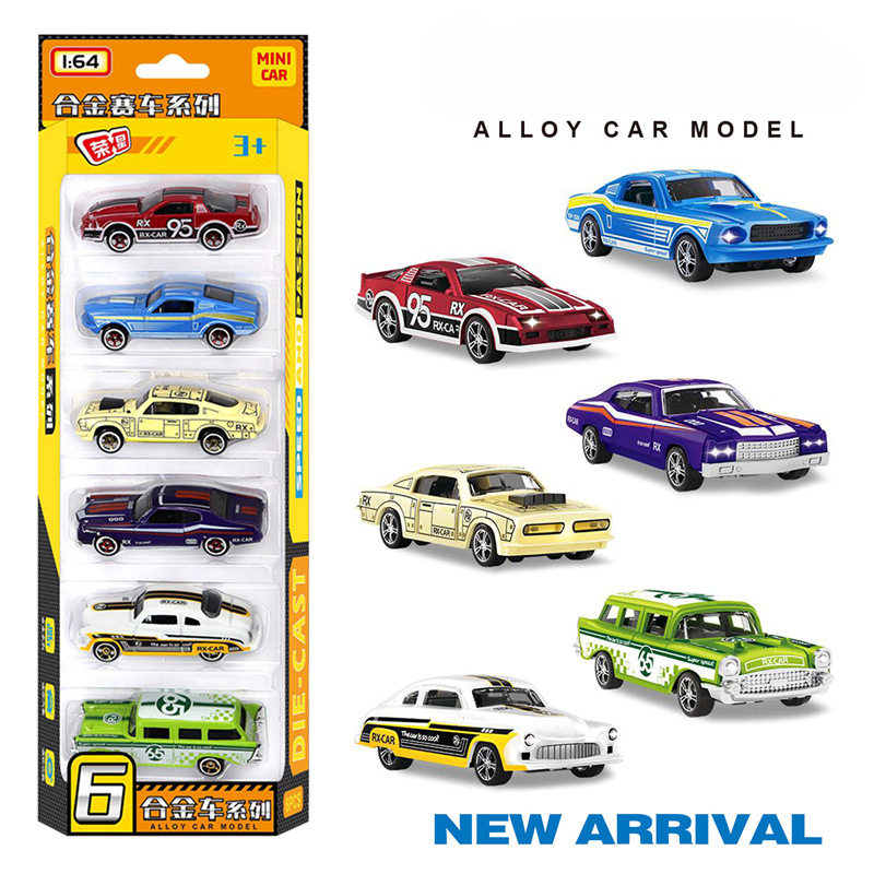 1:64 Alloy retro racing car 6- - Vintage And Collectible Toys incelemesi ve fiyatı