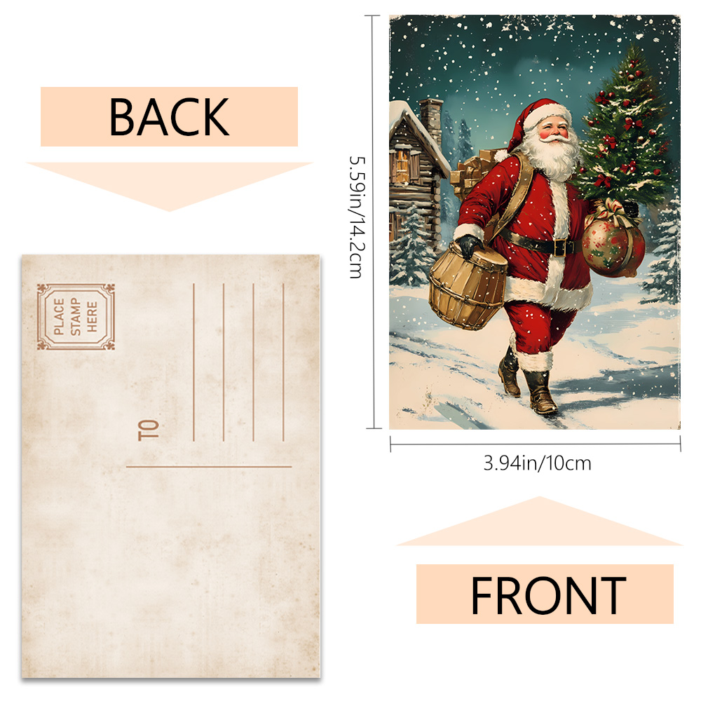 32pcs, vintage Christmas postc - Vintage Collectible Santa incelemesi ve fiyatı