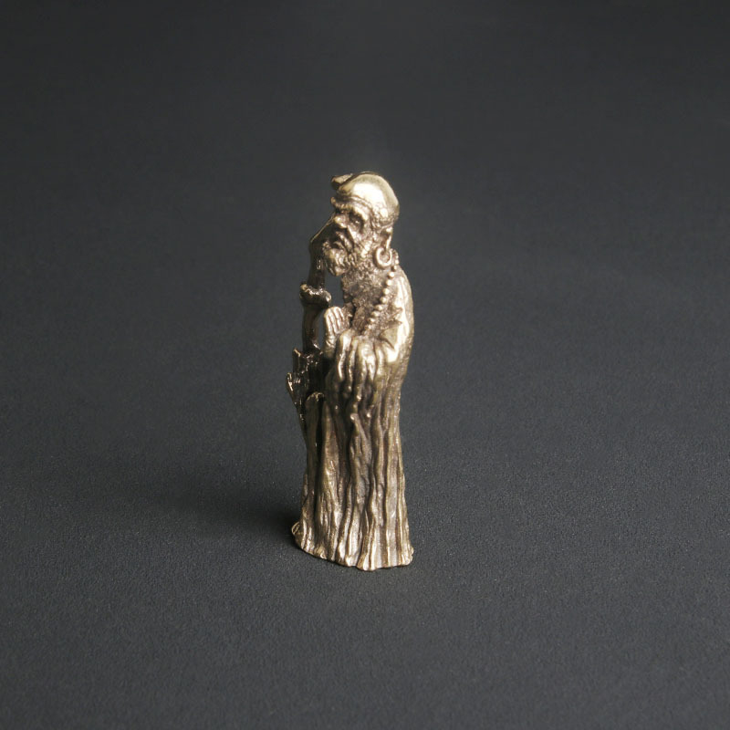 Vintage Brass Zen Master Dharm - Vintage Collectible Ornaments incelemesi ve fiyatı