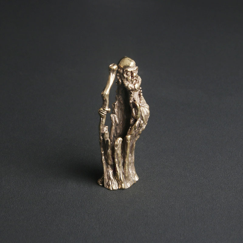 Vintage Brass Zen Master Dharm - Vintage Collectible Ornaments incelemesi ve fiyatı
