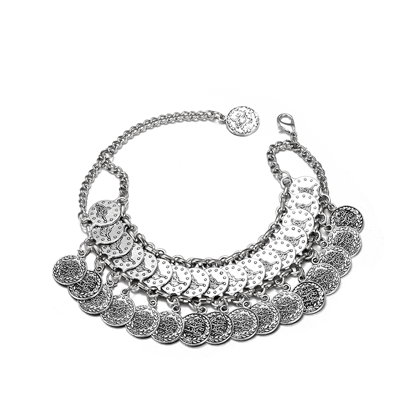 Ethnic Boho Handmade Chain Adj - Vintage Collectible Coins incelemesi ve fiyatı