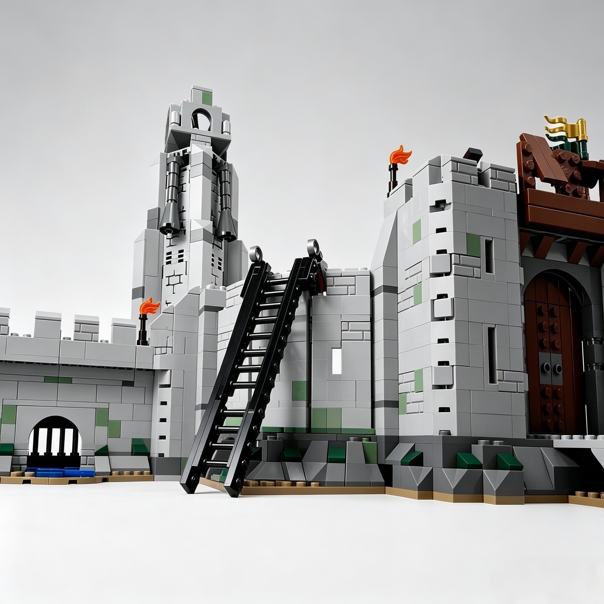 Medieval Castle Fortress DIY A - Vintage Collectible Ornaments incelemesi ve fiyatı