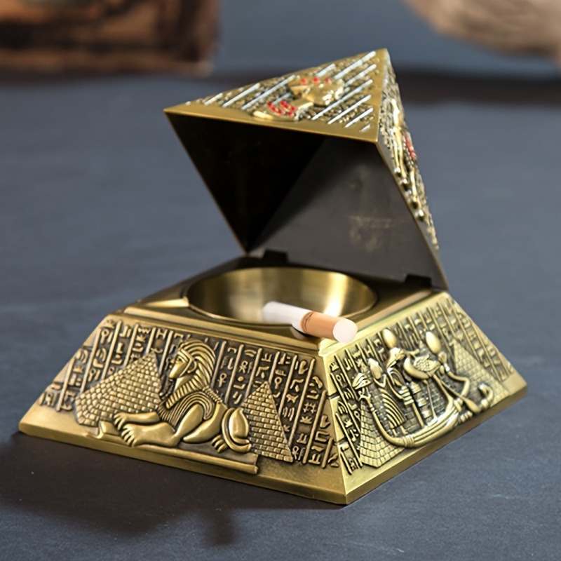 Egyptian Pharaoh Pyramid Ashtr - Vintage Collectible Ashtrays incelemesi ve fiyatı