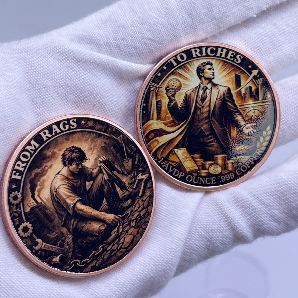 From Rags To Riches Theme .999 - Vintage Collectible Coins incelemesi ve fiyatı
