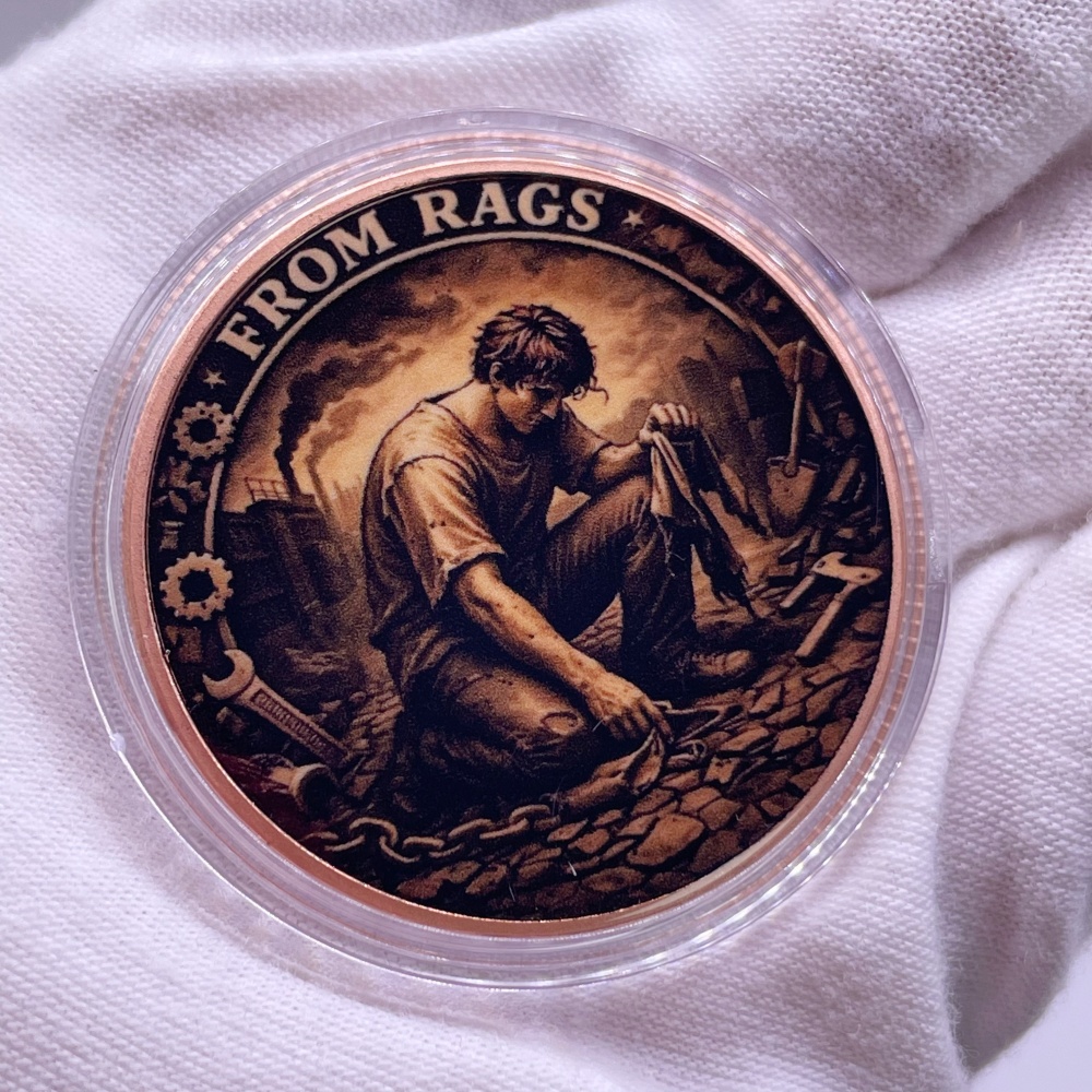 From Rags To Riches Theme .999 - Vintage Collectible Coins incelemesi ve fiyatı