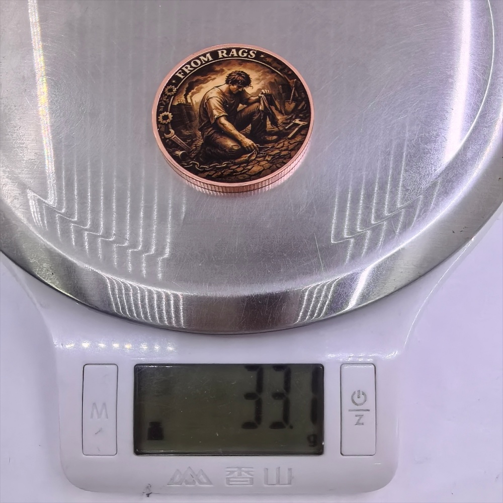 From Rags To Riches Theme .999 - Vintage Collectible Coins incelemesi ve fiyatı