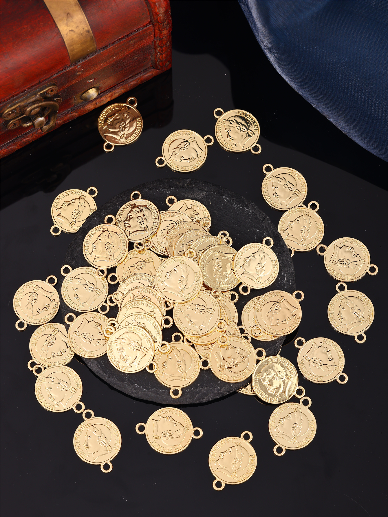Coin-Shaped DIY Women's Robe A - Vintage Collectible Coins incelemesi ve fiyatı