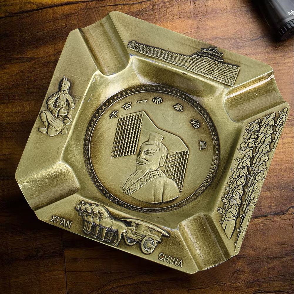 Vintage Brass Ashtray Retro Ch - Vintage Collectible Ashtrays incelemesi ve fiyatı