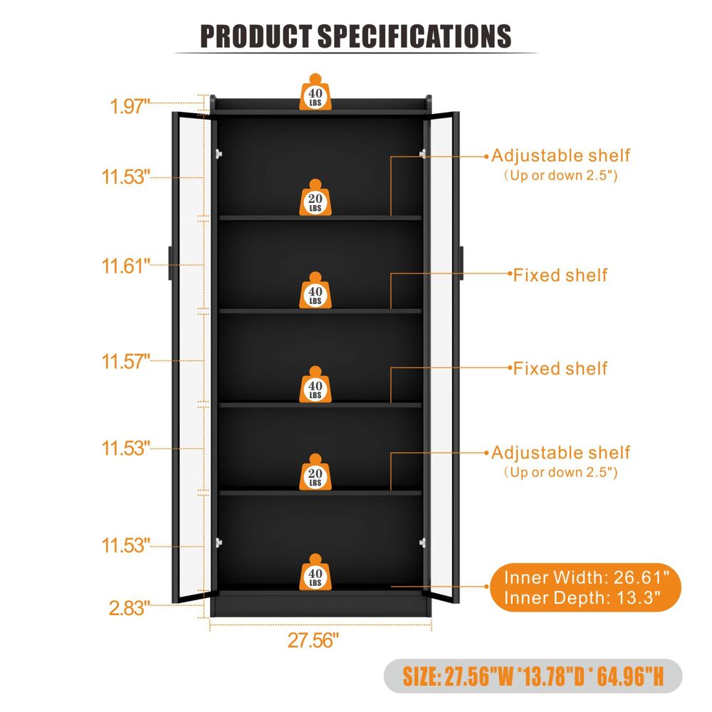 Display Cabinet with Adjustabl - Collectible & Vintage Dolls For Halloween incelemesi ve fiyatı