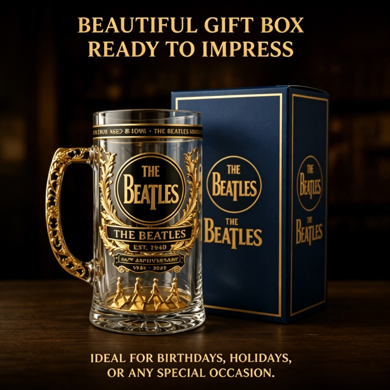 The  Beatles 66th Anniversary  - Vintage Collectible Glass incelemesi ve fiyatı