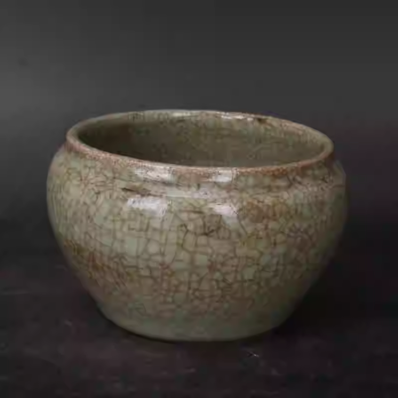 Handmade Ming-Style Crackle Gl - Vintage Collectible Ashtrays incelemesi ve fiyatı