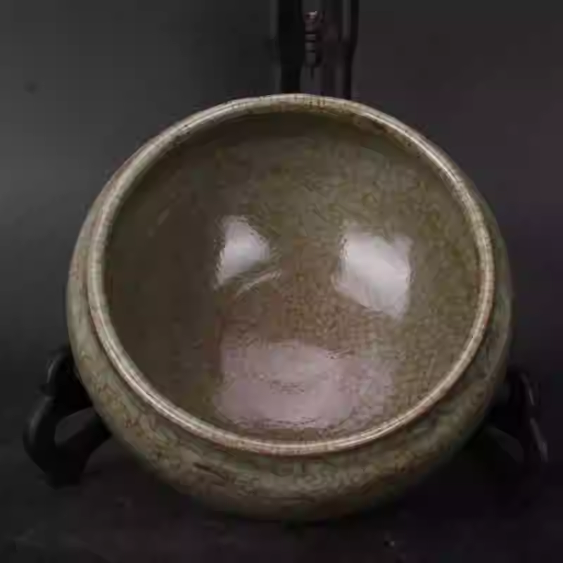 Handmade Ming-Style Crackle Gl - Vintage Collectible Ashtrays incelemesi ve fiyatı