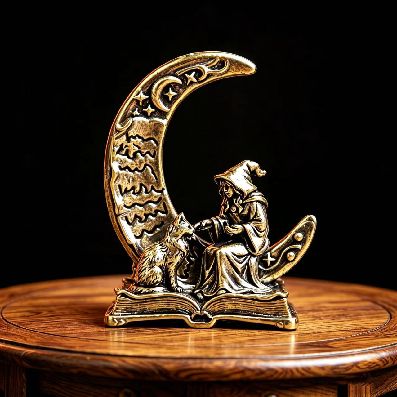 Brass Moon Witch Decoration St - Vintage Collectible Ornaments incelemesi ve fiyatı
