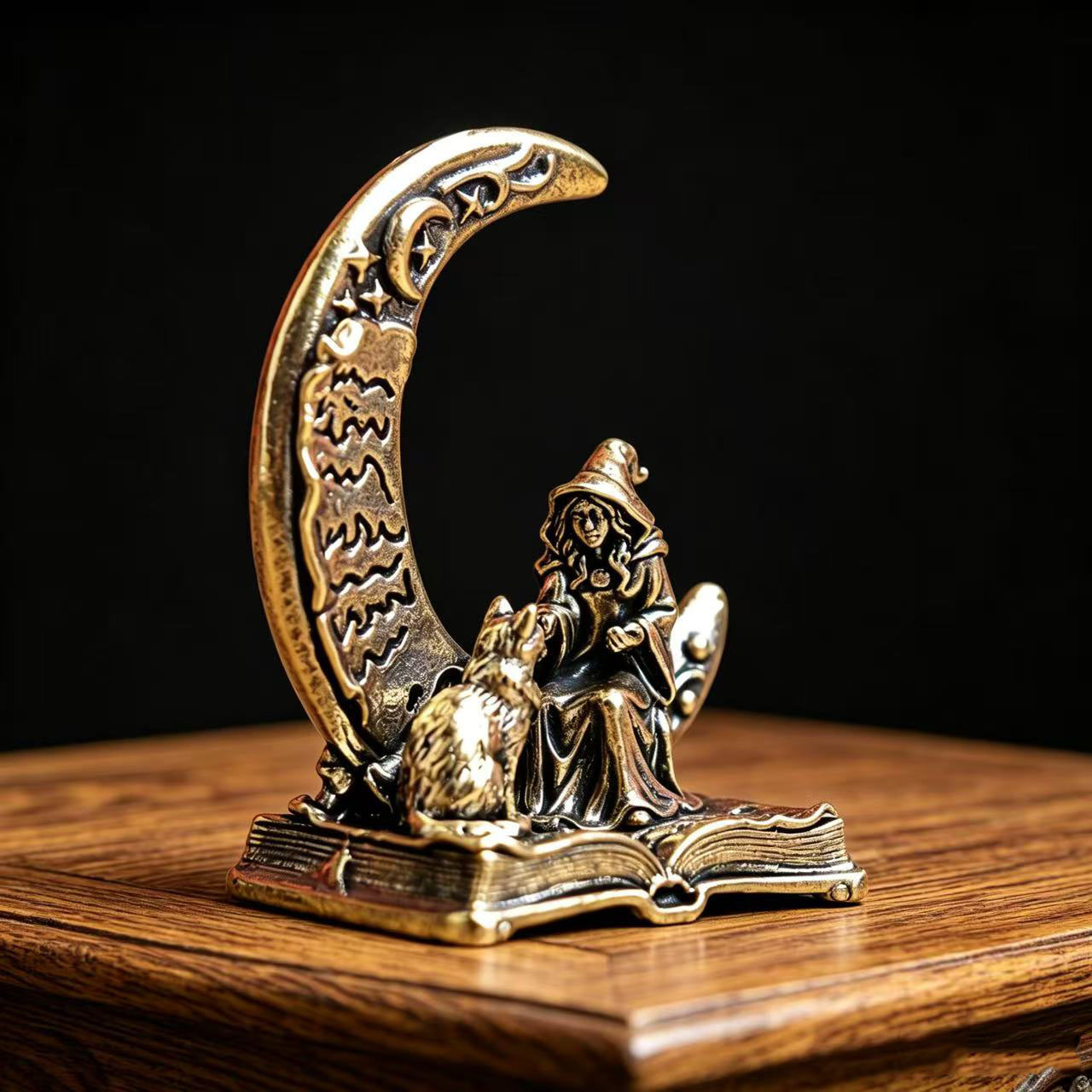 Brass Moon Witch Decoration St - Vintage Collectible Ornaments incelemesi ve fiyatı