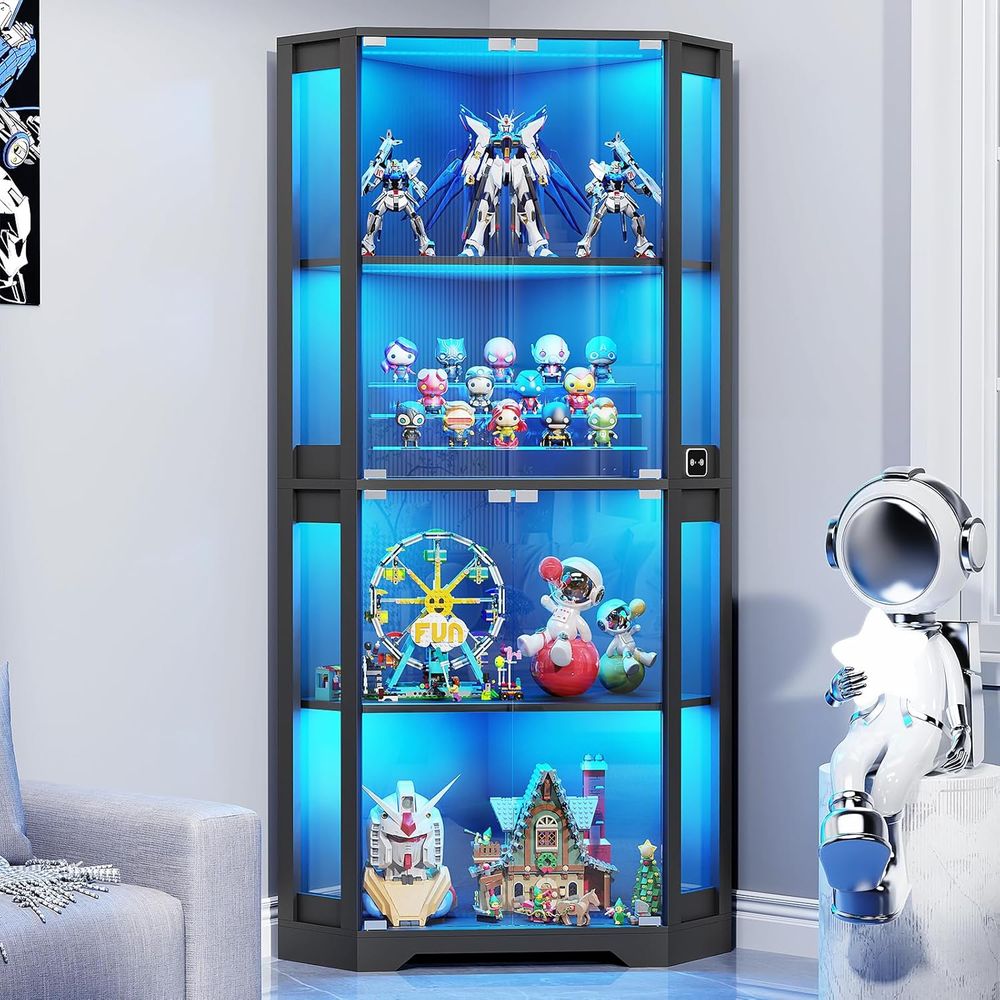 65 Illuminated Glass Display C - Collectible & Vintage Dolls For Halloween incelemesi ve fiyatı