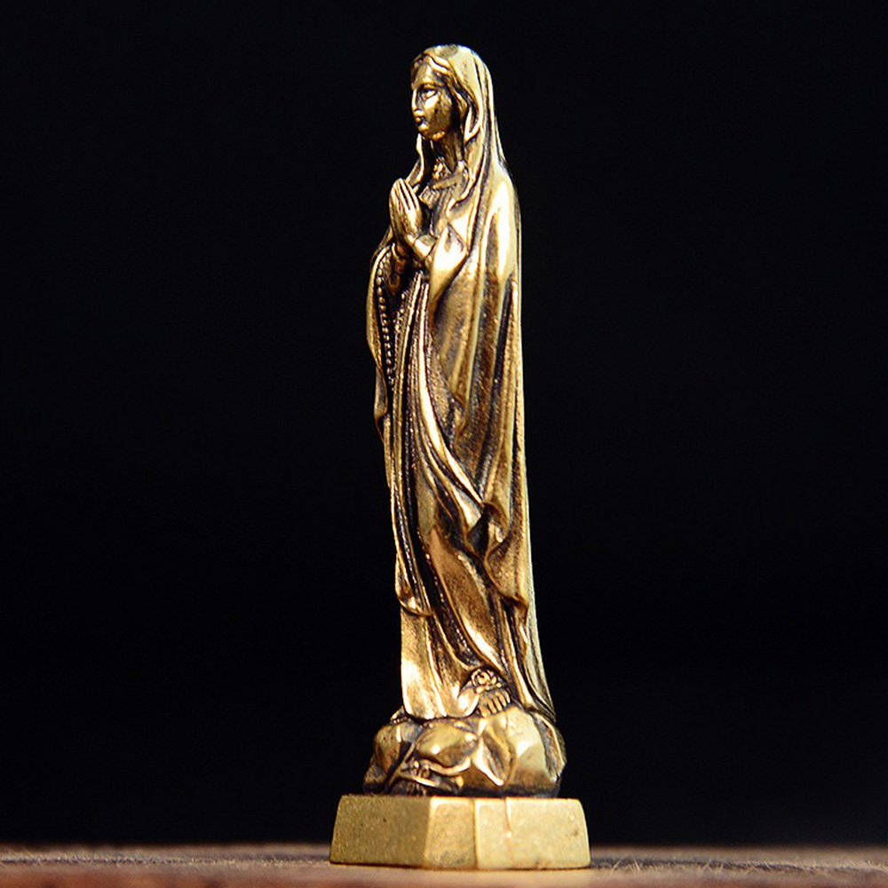Brass Virgin Mary Figurines Po - Vintage Collectible Ornaments incelemesi ve fiyatı