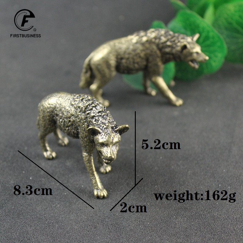 Solid Brass Hyena Figurine Min - Vintage Collectible Ornaments incelemesi ve fiyatı