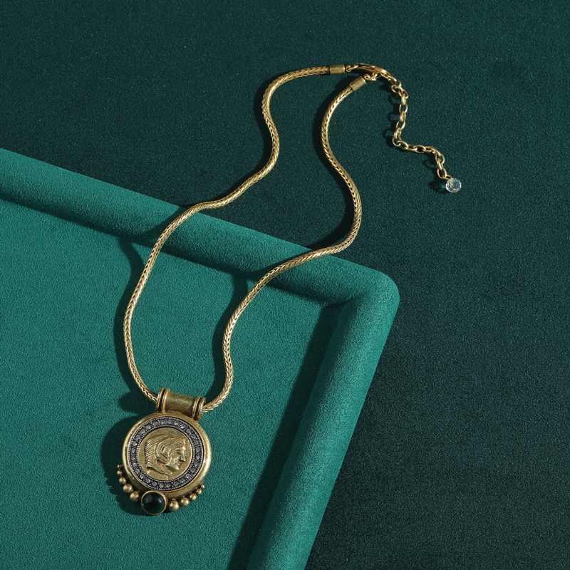 Head Ancient Coin Pendant Chok - Vintage Collectible Coins incelemesi ve fiyatı