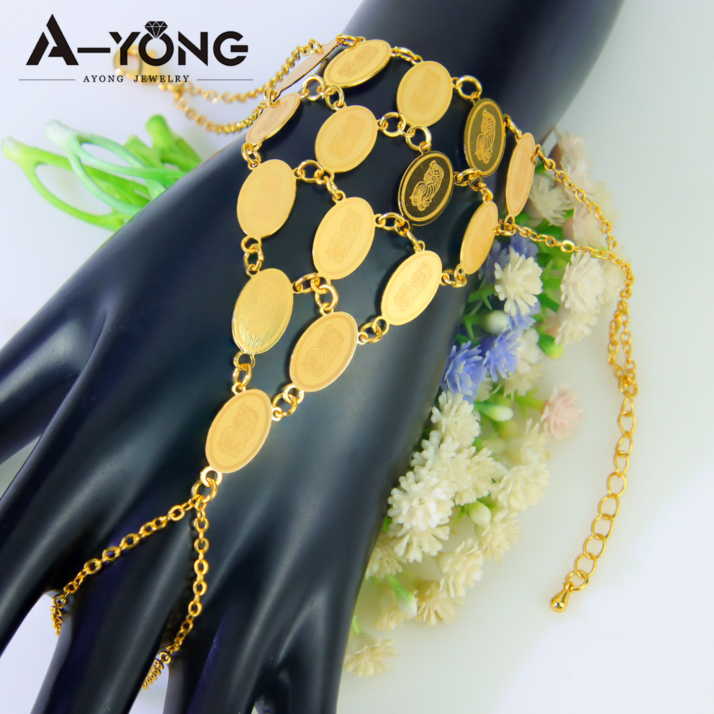 Arabic Fashion Bracelet with F - Vintage Collectible Coins incelemesi ve fiyatı