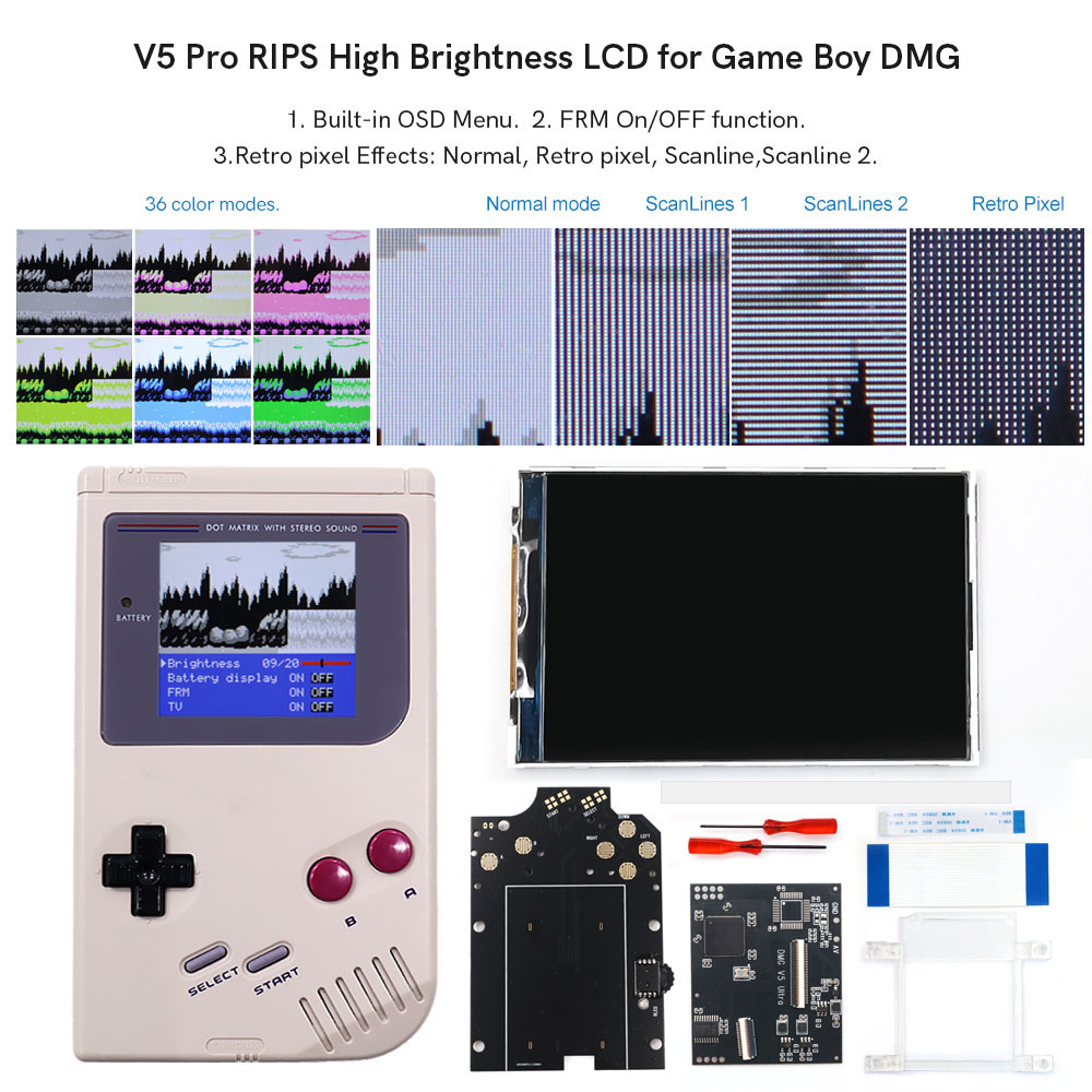 HISPEEDIDO For GB Dmg V5 Pro 3 - Vintage Game Collection incelemesi ve fiyatı