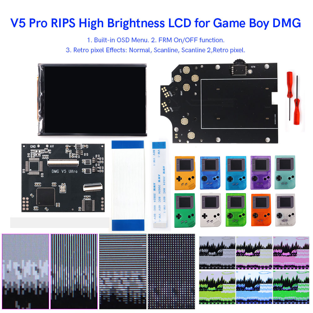 HISPEEDIDO For GB Dmg V5 Pro 3 - Vintage Game Collection incelemesi ve fiyatı