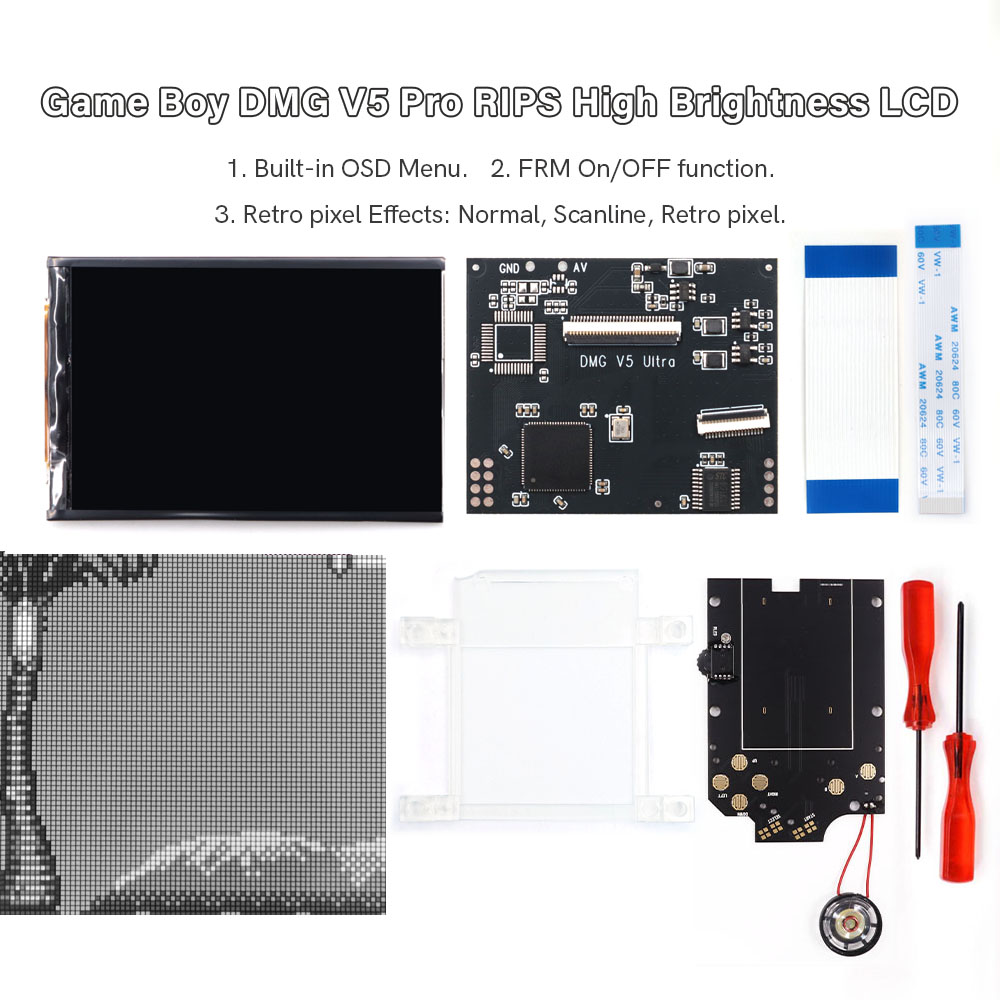 HISPEEDIDO For GB Dmg V5 Pro 3 - Vintage Game Collection incelemesi ve fiyatı