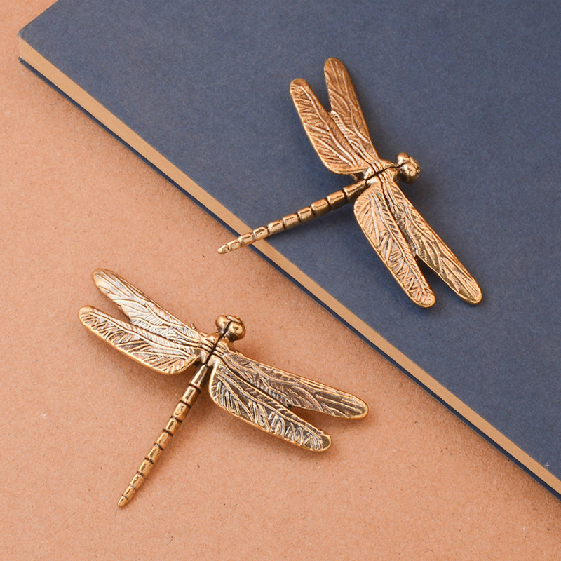 New【Vintage Brass Dragonfly Or - Vintage Collectible Ornaments incelemesi ve fiyatı
