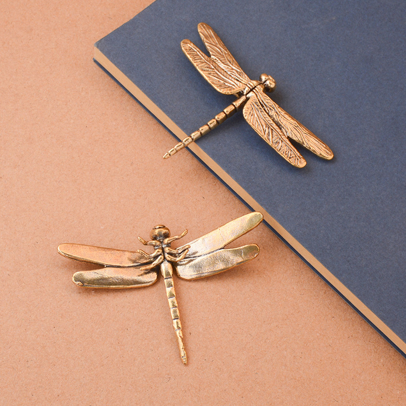 New【Vintage Brass Dragonfly Or - Vintage Collectible Ornaments incelemesi ve fiyatı
