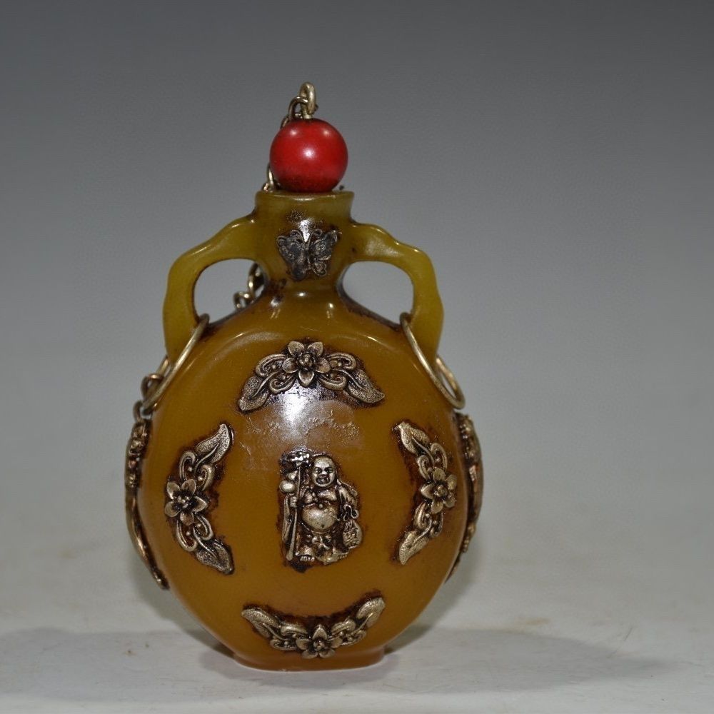 Vintage Collectible Carved Amb - Vintage Collectible Bottles incelemesi ve fiyatı