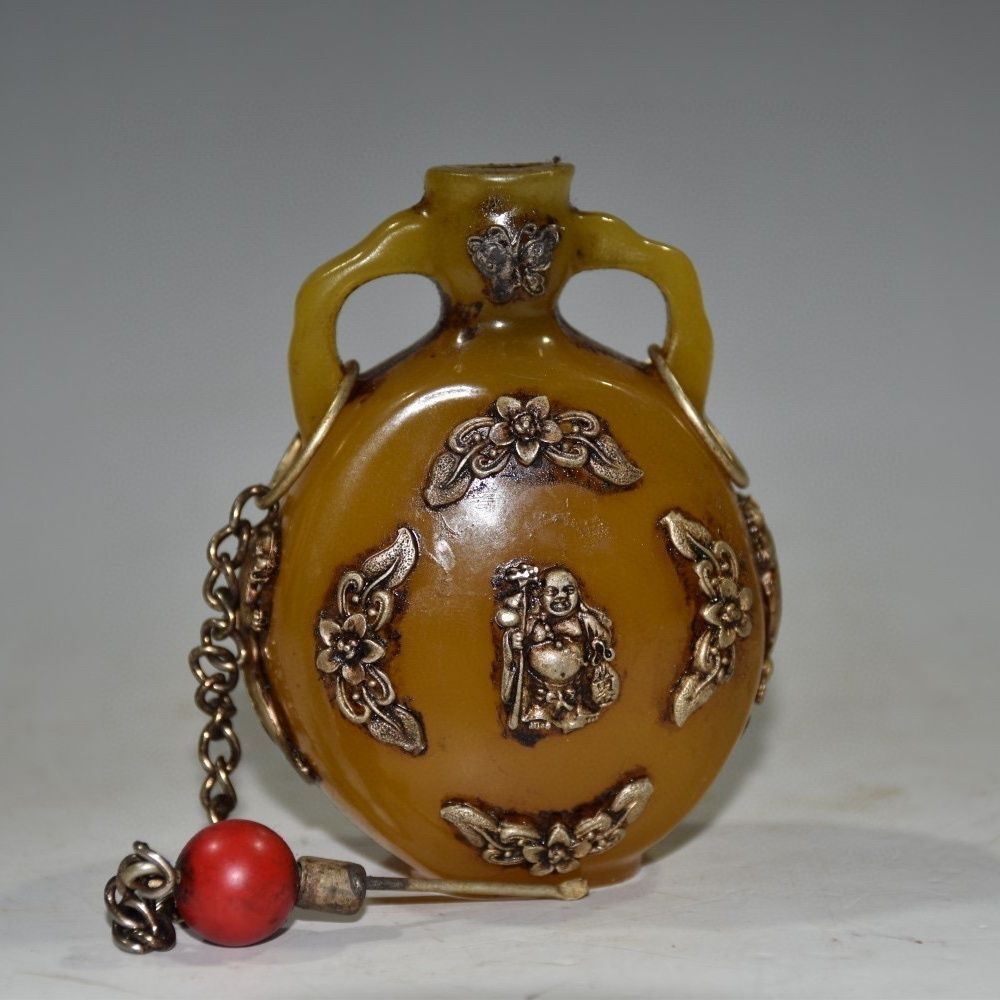 Vintage Collectible Carved Amb - Vintage Collectible Bottles incelemesi ve fiyatı