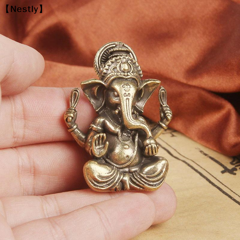 Vintage Brass Thai Elephant Go - Vintage Collectible Ornaments incelemesi ve fiyatı