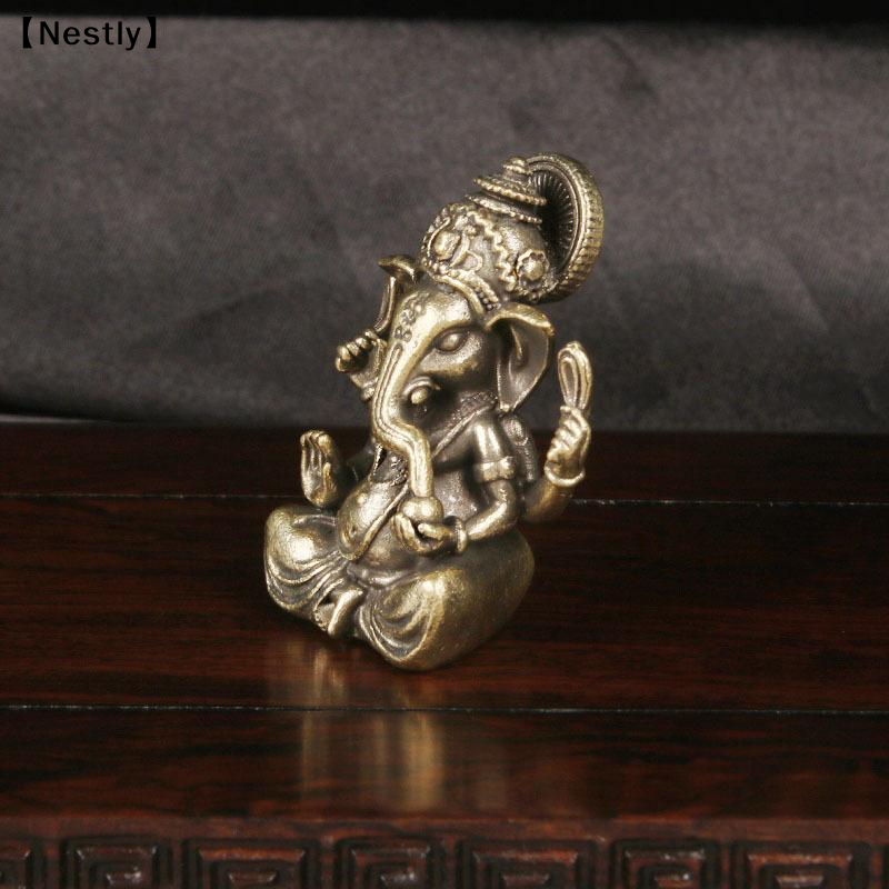 Vintage Brass Thai Elephant Go - Vintage Collectible Ornaments incelemesi ve fiyatı