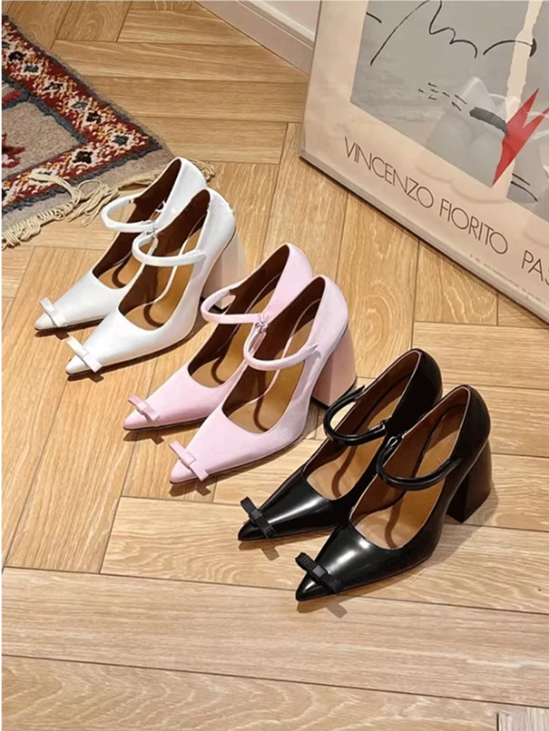Elegant Pointed-Toe Multi-Colo - Vintage Collectible Shoes incelemesi ve fiyatı