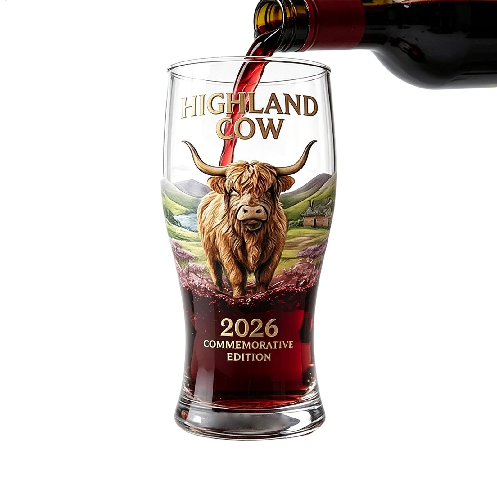 Whiskey Glass Cow Vintage Comm - Vintage Collectible Glass incelemesi ve fiyatı