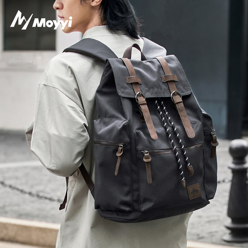 MOYYI 27L Large Flap Backpack  - Vintage Zipper incelemesi ve fiyatı