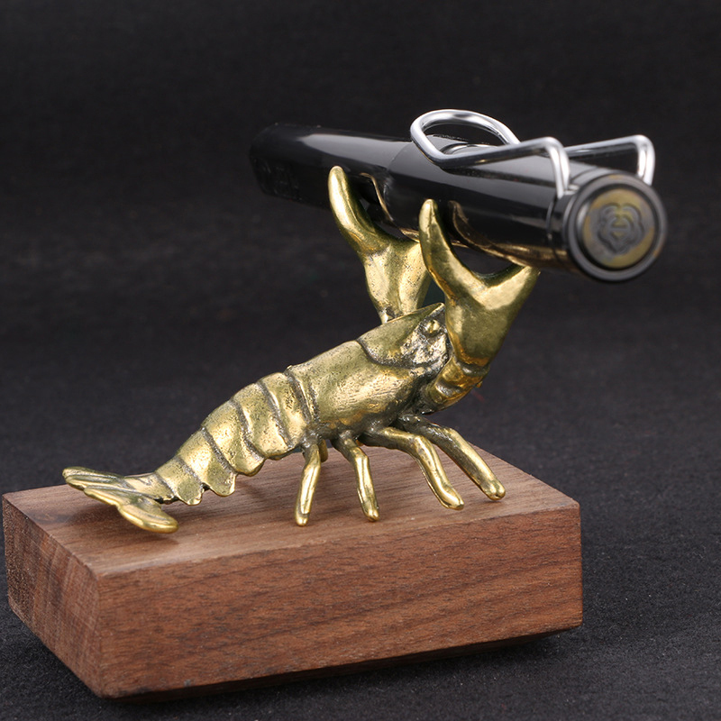 【F】Solid Brass Crayfish Orname - Vintage Collectible Ornaments incelemesi ve fiyatı