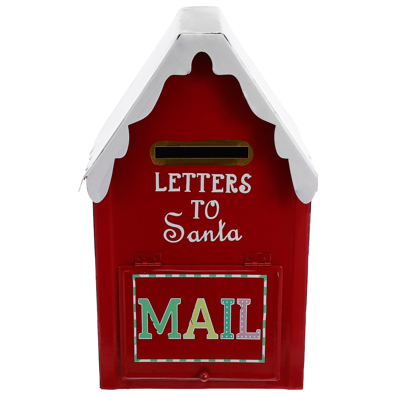Red Metal Christmas Mailbox Sa - Vintage Collectible Santa incelemesi ve fiyatı