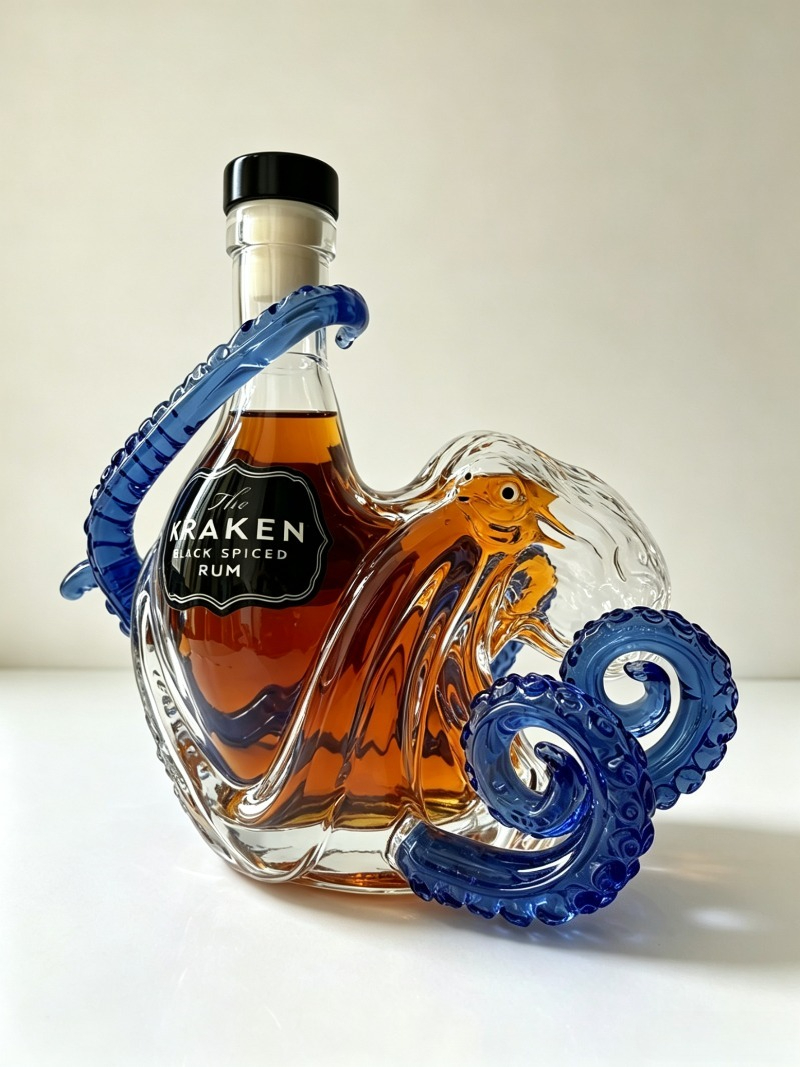 Decanter, Sea Monster, Octopus - Vintage Collectible Bottles incelemesi ve fiyatı