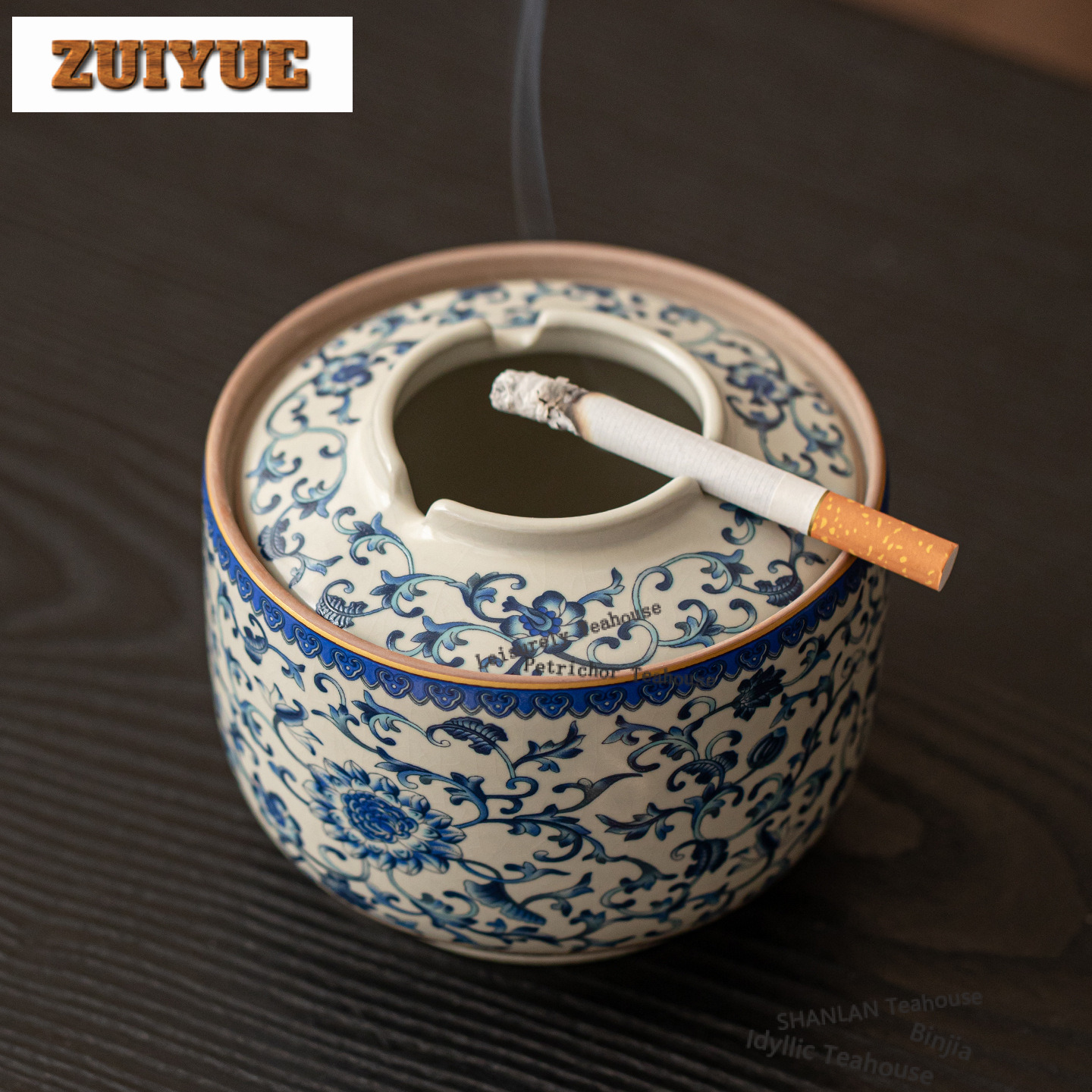 Ru Kiln Vintage With Lid Ashtr - Vintage Collectible Ashtrays incelemesi ve fiyatı