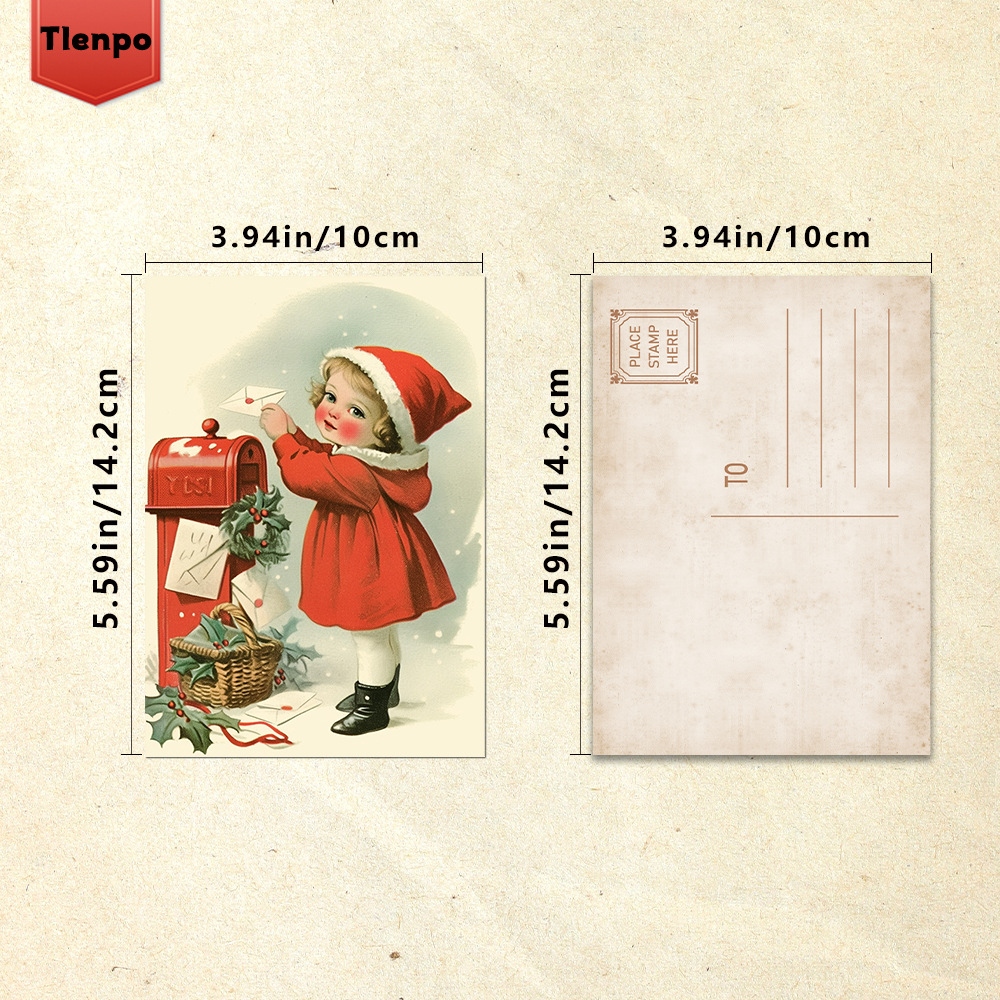 32pcs, vintage Christmas postc - Vintage Collectible Santa incelemesi ve fiyatı