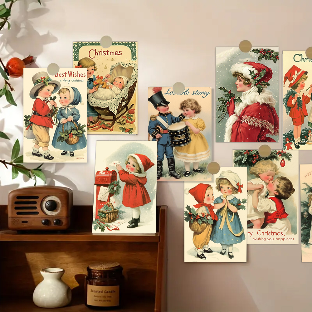 32pcs, vintage Christmas postc - Vintage Collectible Santa incelemesi ve fiyatı