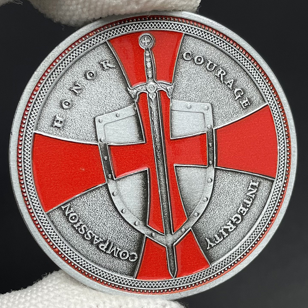 Knight Templar Challenge Coin  - Vintage Collectible Coins incelemesi ve fiyatı