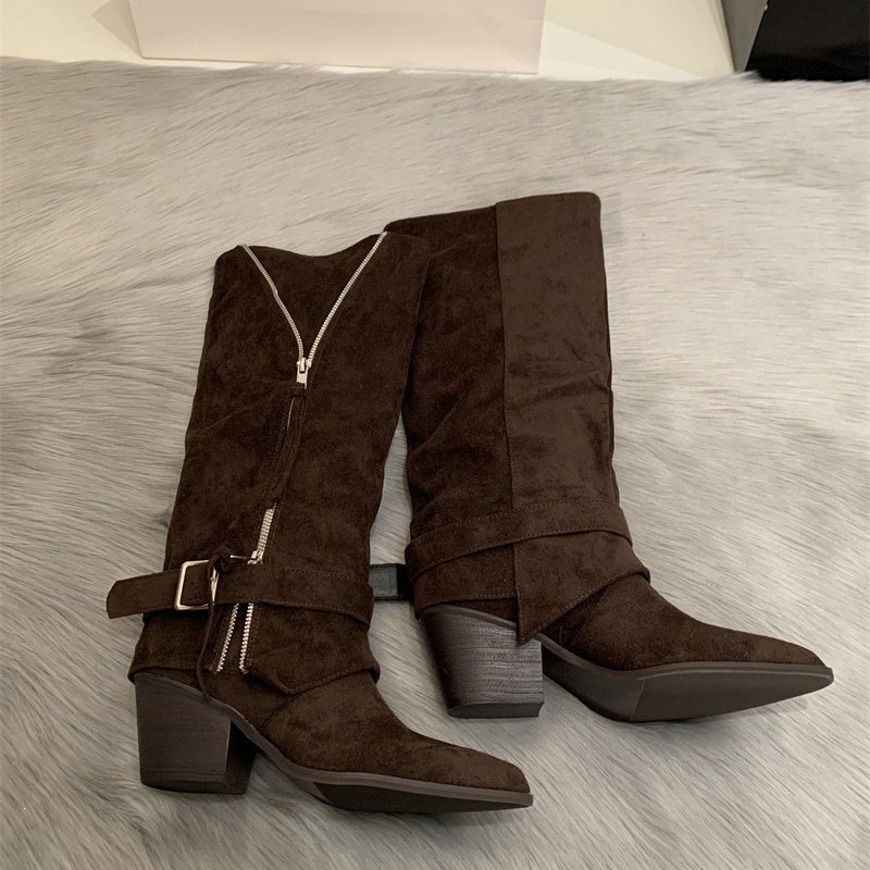 Women's Boots Vintage Suede Le - Vintage Zipper incelemesi ve fiyatı