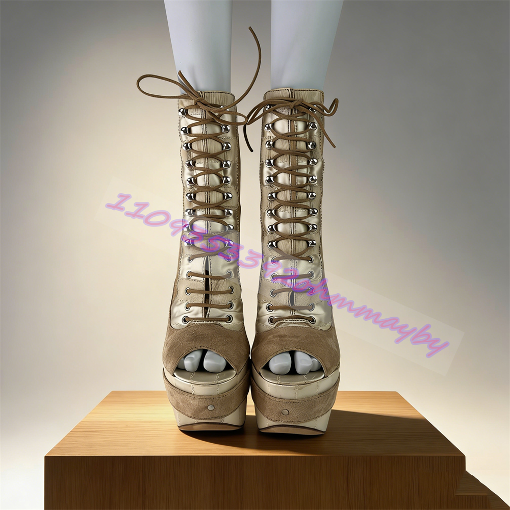 Khaki Faux Suede Platform Ankl - Vintage Zipper incelemesi ve fiyatı