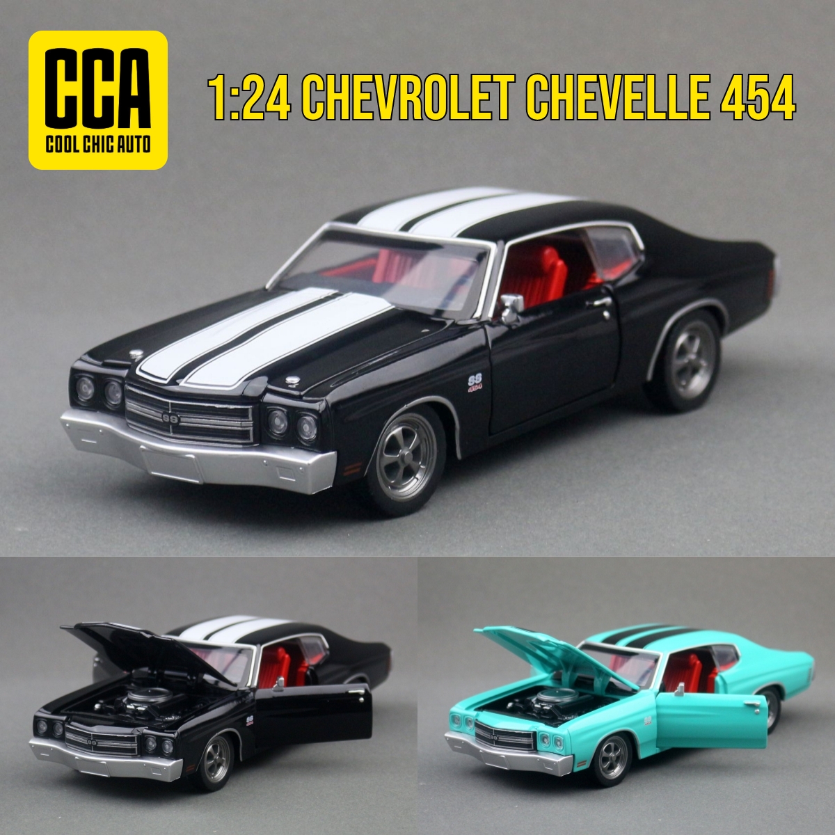 1/24 Chevrolet Chevelle 454 19 - Vintage And Collectible Toys incelemesi ve fiyatı